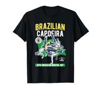 Brazilian Capoeira Afro Martial Art Movement Design T-Shirt