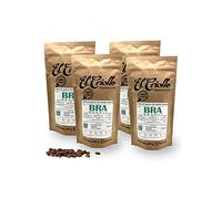 Brazilian Coffee BEANS - Cafés El Criollo® | Origin: Cerrado Mineiro (Minas Gerais) | 100% Arabica and Natural Roasted Specialty Coffee | Pack of 4x250gr (1kg)