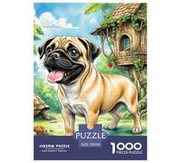 Brazilian Fila Jigsaw Puzzles for Adults 1000 Beautiful Decoration Puzzle Cute Pets Challenging Puzzles Gifts for Men70x50cm/1000pcs