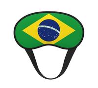 Brazilian Flag It is a Black-Rimmed Eye mask. The Soft Eye mask can Improve Sleep Quality and is Suitable for Indoors, Outdoors and Traveling.