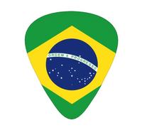 Brazilian flag Patterned guitar picks - (thin/medium/thick) free to choose, suitable for all kinds of string instruments,