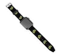 Brazilian Flag Watch Band Leather Replacement Watch Strap Bands for Men Women Sports