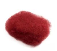 Brazilian Hair Afro Kinky Curly Bulk Human Hair For Braiding dreadlocks Hair Extensions Crochet Braid hair 10-22"-12 12 12-RED-10A