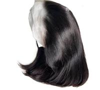 Brazilian Human Hair Bob Wig 13x4 HD Lace Glueless with 4x4 5x5 Closure Pre Plucked Straight Short Bob Wigs for Women(220%,13X4 HD LACE WIG_10IN)