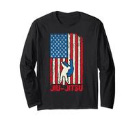 Brazilian Jiu Jitsu American Long Sleeve T-Shirt