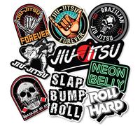 Brazilian Jiu Jitsu BJJ Bumper Sticker Pack Decal Bundle for Cars, Cups, Laptops, Coolers, Tumblers, and Phones (2" (Small, for Phones))