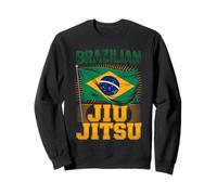 Brazilian Jiu Jitsu Brazil Flag Pride Martial Arts Sweatshirt