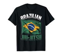 Brazilian Jiu Jitsu Brazil Flag Pride Martial Arts T-Shirt