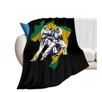 Brazilian Jiu-Jitsu Brazil Soft Fleece Throw Blanket for Bed Sofa Cozy Decorative Blankets Winter 40"*50" （100 * 130cm）