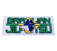 Brazilian Jiu Jitsu Patch Embroidered Iron/Sew on Badge (5 Inch) BJJ Grappling Gi Badges Applique