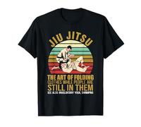 Brazilian Jiu Jitsu The Art Of Folding Clothes While People T-Shirt