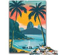 Brazilian Paradise 2000 Piece Jigsaw Puzzles for Adults Gifts, for Educational Game Challenge Toy Birthday Present, Gifts, Wall Art 2000pcs(70x100cm)