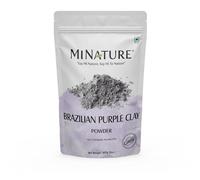Brazilian Purple Clay by mi nature | For Younger looking skin, Detoxifying Skin | 227g(8 oz) (0.5 lb) | Facial Cleansing mask | Use to make Masks, Creams, Scrubs, Bath Bombs, Body Wash and Soaps
