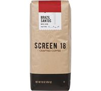 Brazilian Santos Single Origin Premium Crafted Coffee, Whole Bean, Medium Dark Roast, 500 Gram