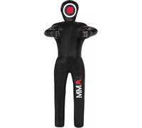 Brazilian Self-Fill Grappling Dummy, 180cm, for BJJ, Wrestling, Judo, Ground and Pound, MMA Training (Black, 5.8 ft)