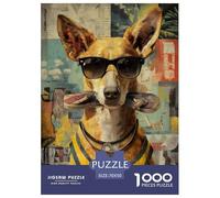 Brazilian Stray Dog Jigsaw Puzzles for Adults Kids Animal Puzzles 1000 Piece Brain Challenge for Adults Gifts 70x50cm/1000pcs