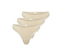 Brazilian thong woman Only Chloe (x3) Beige L