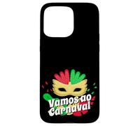 Brazilian Vamos Ao Carnaval Mask Brazil Gift Case for iPhone 15 Pro Max