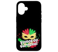 Brazilian Vamos Ao Carnaval Mask Brazil Gift Case for iPhone 16