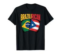 Brazilirican Brazilian Puerto Rican Boricua Pride Brazil T-Shirt