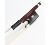 Brazilwood Octagonal Cello Bow 1/2 Size VINGOBOW 310C Advanced Level Parisian Eyes Ebony Frog Sweet Sound Natural Horse Hair Straight Smooth Tuner Easy Rosin Neat Works