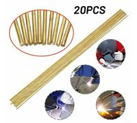 Brazing Rods Set 20pcs Brass Welding Wire, Low Temperature Application, Suitable for Copper and Iron