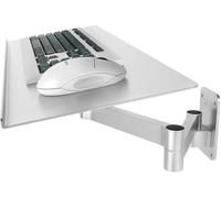 Brazo de teclado de montaje en pared ajustable con rotación horizontal de 236° inclinación veal de 137° de 360° rotación ll de 180° solución de ahorro de espacio para