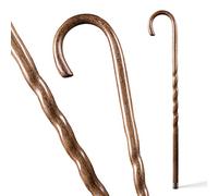 Brazos Twisted Oak Crook Neck Classic Wood Cane, Made in USA, 37 Inches, Brown by Brazos Walking Sticks