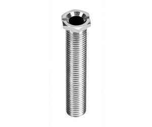 BRBOLT70BR McAlpine Ferrule 70mm Extended Waste Bolt for Basket Strainer - Brass/Nickel Finish, 12mm Thread