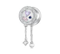 BRBRB French Romantic Tableware DIY Charms - S925 Sterling Silver Compatible with Pandora/Biagi Bracelets Luxury Gifts for Birthdays, Christmas & Anniversaries(Romantic tableware beads)