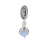 BRBRB Glow-in-the-Dark Firefly Beads Charm for Pandora Bracelets - 925 Sterling Silver DIY Bead with Night Glow Stone Nature-Inspired Jewelry Gift for Women