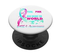 BRCA Awareness Breast and Ovarian Cancer Support PopSockets Adhesive PopGrip