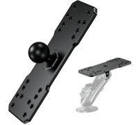 BRCOVAN 1'' Ball Fish Finder Mount, Universal Marine Electronic Plate | Aluminum Alloy, for RAM Mounts B Size 1 Inch Ball Double Socket Arm, for Garmin, Lowrance, Humminbird, Raymarine and more