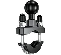 BRCOVAN 1'' Ball Handlebar U-Bolt Mount Base, Fit for Round Rails 0.5'' to 1.26'' in Diameter, Compatible with RAM Mounts B Size 1 inch Ball Double Socket Arm & Bike Motorcycle Phone Holder