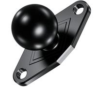 BRCOVAN 1'' Ball Mount with Aluminum Alloy Diamond Base, Features Industry-Standard AMPS Hole Pattern, Compatible with RAM Mounts B Size 1 inch Ball Double Socket Arm