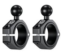 BRCOVAN 2PCS, Aluminum Alloy Large Bar Clamp Mount with 1'' TPU Ball