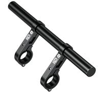 BRCOVAN Aluminum Alloy Handlebar Extender Extensions with 11.81'' long cross bar with Double Clamp Mounting Base Fit on 0.875'' / 1'' / 1.125'' / 1.26'' Handlebars for Bike Bicycle Motorcycle Scooter