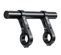 BRCOVAN Aluminum Alloy Handlebar Extender Extensions with 8'' Long Cross Bar with Double Clamp Mounting Base Fit 0.875'' / 1'' / 1.125'' / 1.26'' Handlebars for Bike Bicycle Motorcycle Scooter ATV
