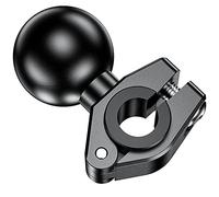 BRCOVAN Aluminum Alloy Mini Mount Base with 1'' TPU Ball for Round Rails Diameter 0.39''/10mm, 0.47''/12mm, 0.55''/14mm, 0.63''/16mm, Compatible with RAM Mounts B Size 1 Inch Ball Double Socket Arm