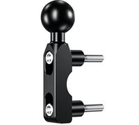 BRCOVAN Aluminum Alloy Mount Base with 1'' TPU Ball for Motorcycle Brake/Clutch Reservoir Compatible with RAM Mounts B Size 1'' Ball Double Socket Arm & Bike Motorcycle Phone Holder