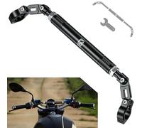 BRCOVAN Motorcycle Cross Bar, Aluminum Alloy, Length Adjustable Handlebar Extender Extension, Motorcycle Balance Bar Reinforce Lever Fit for Handlebars 22mm in Diameter
