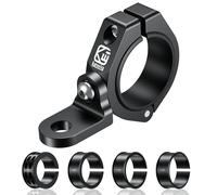 BRCOVAN UTV Whip Light Holder, Aluminum Alloy Whip Flag Bracket, 360° Adjustable Light Bar Brackets, Fits 1.5'' 1.65'' 1.75'' 1.85'' 2'' Roll Cage