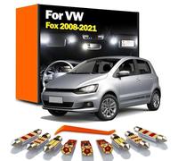 BRDCVGQP 11Pcs LED Interior Map Dome Trunk Light Sun Visor Bulbs Kit, For VW Fox 2008-2016 2017 2018 2019 2020 2021 Car Accessories