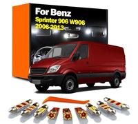 BRDCVGQP 12Pcs LED Bulbs Interior Map Dome Door Light Kit, For Mercedes Benz For Sprinter 906 W906 2006-2010 2011 2012 2013