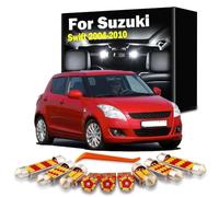 BRDCVGQP 8Pcs Car Interior LED Map Dome Light Kit, For Suzuki Swift 2004 2005 2006 2007 2008 2009 2010 Car Led Bulbs
