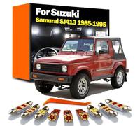 BRDCVGQP 8Pcs Car LED Interior Map Reading Dome Light Kit, For Suzuki Samurai SJ413 1985 1987 1988 1989 1990 1991 1992 1993 1994 1995