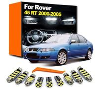 BRDCVGQP 8Pcs LED Interior Light Kit, For Rover 45 RT 2000 2001 2002 2003 2004 2005 Dome Map Trunk Glove Box Lamp Car Accessories