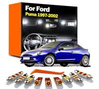 BRDCVGQP 8Pcs LED Interior Map Dome Light Number Plate Bulbs Kit, For Ford Puma 1997 1998 1999 2000 2001 2002 Car Accessories
