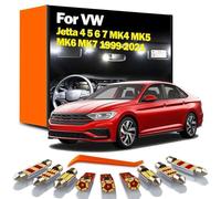 BRDCVGQP LED Bulbs Interior Map Dome Trunk Light Kit, For VW Jetta 4 5 6 7 MK4 MK5 MK6 MK7 1999-2017 2018 2019 2020 2021 Accessories