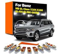 BRDCVGQP LED Interior Dome Map Light Kit, For Mercedes Benz MB GL Class X164 X166 GL450 GL500 GL550 Car Led Bulbs